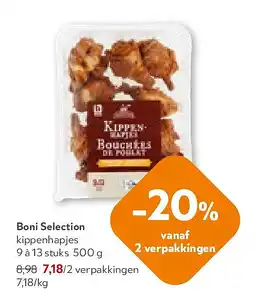 OKay Boni Selection kippenhapjes 9 à 13 stuks 500 g aanbieding