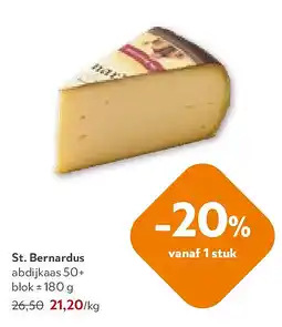 OKay St. Bernardus abdijkaas 50+ blok 180 g aanbieding