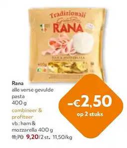 OKay Rana ham & mozzarella 400 g aanbieding