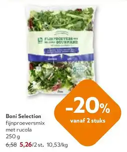 OKay Boni Selection fijnproeversmix met rucola 250 g aanbieding