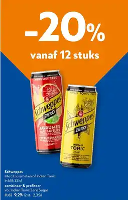OKay Schweppes Indian Tonic Zero Sugar aanbieding