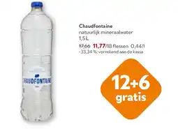 OKay Chaudfontaine natuurlijk mineraalwater 1,5L aanbieding