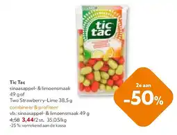 OKay Tic Tac sinaasappel-& limoensmaak 49 g aanbieding