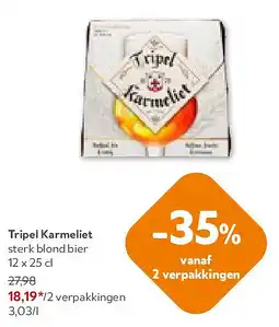 OKay Tripel Karmeliet sterk blond bier 12 x 25 cl aanbieding