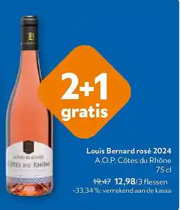 OKay Louis Bernard rosé 2024 A.O.P. Côtes du Rhône 75 cl aanbieding