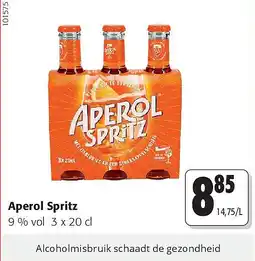 Colruyt Aperol Spritz 9 % vol 3 x 20 cl aanbieding