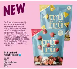 Delhaize Fruit omhuld met chocolade aanbieding