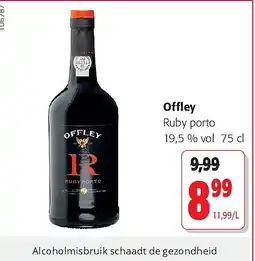 Colruyt Offley Ruby porto 19,5 % vol 75 cl aanbieding