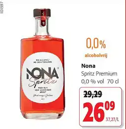 Colruyt Nona Spritz Premium 0,0 % vol 70 cl aanbieding
