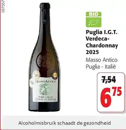 Colruyt Puglia I.G.T. VerdecaChardonnay 2025 aanbieding