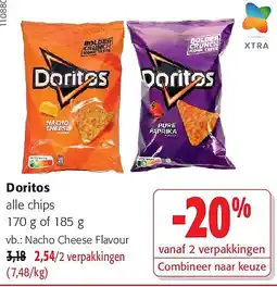 Colruyt Doritos Nacho Cheese Flavour aanbieding