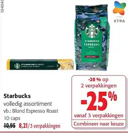 Colruyt Starbucks Blond Espresso Roast 10 caps aanbieding