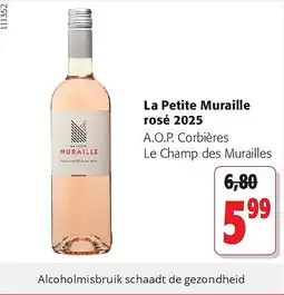 Colruyt La Petite Muraille rosé 2025 aanbieding