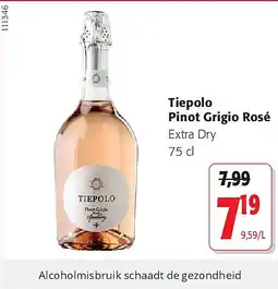 Colruyt Tiepolo Pinot Grigio Rosé aanbieding