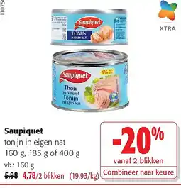 Colruyt Saupiquet 160 g aanbieding