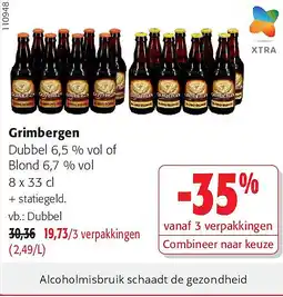 Colruyt Grimbergen Dubbel aanbieding
