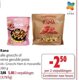 Colruyt Rana Gnocchi Ham & mozzarella 280 g aanbieding