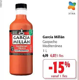 Colruyt García Millán Gazpacho Mediterránea 1 L aanbieding