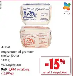 Colruyt Aubel Ongezouten aanbieding