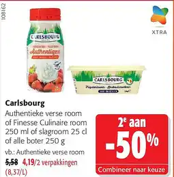 Colruyt Carlsbourg Authentieke verse room aanbieding