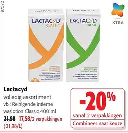 Colruyt Lactacyd Reinigende intieme waslotion Classic 400 ml aanbieding