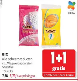 Colruyt BIC Wegwerpapparaten Sensitive 10 stuks aanbieding