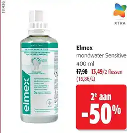 Colruyt Elmex mondwater Sensitive 400 ml aanbieding