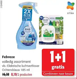 Colruyt Febreze Elektrische luchtverfrisser Ochtenddauw 185 ml aanbieding