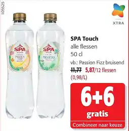 Colruyt SPA Touch Passion Fizz bruisend aanbieding