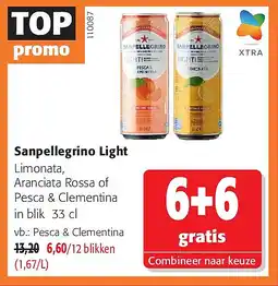 Colruyt Sanpellegrino Light Pesca & Clementina aanbieding