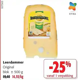 Colruyt Leerdammer Original blok ± 500 g aanbieding