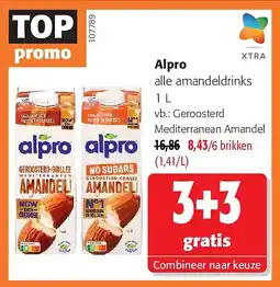 Colruyt Alpro Geroosterd Mediterranean Amandel aanbieding