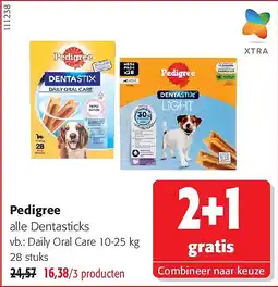 Colruyt Pedigree Daily Oral Care 10-25 kg 28 stuks aanbieding
