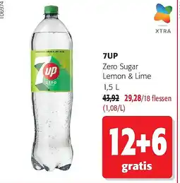 Colruyt 7UP Zero Sugar Lemon & Lime 1,5 L aanbieding