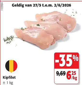 Colruyt Kipfilet aanbieding