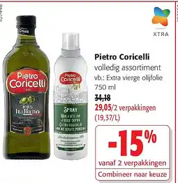 Colruyt Pietro Coricelli Extra vierge olijfolie 750 ml aanbieding