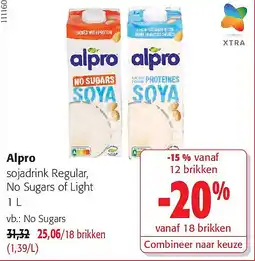 Colruyt Alpro No Sugars aanbieding