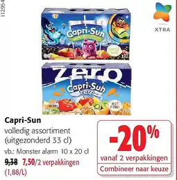 Colruyt Capri-Sun Monster alarm 10 x 20 cl aanbieding