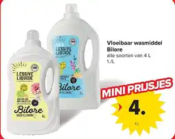 Carrefour Vloeibaar wasmiddel Bilore aanbieding