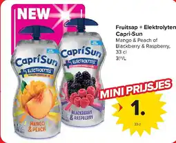 Carrefour Fruitsap + Elektrolyten Capri-Sun aanbieding