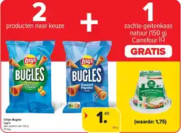 Carrefour Chips Bugles Lay’s aanbieding