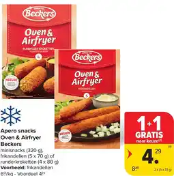Carrefour Apero snacks Oven & Airfryer Beckers aanbieding