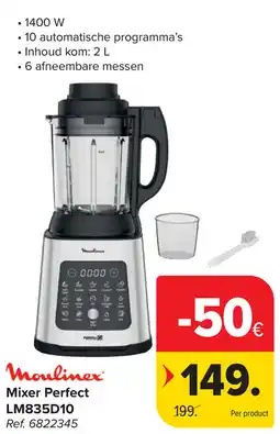 Carrefour Malinex Mixer Perfect LMB3D10 aanbieding
