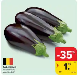 Carrefour Aubergines aanbieding