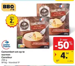 Carrefour Camembert om op te warmen Carrefour aanbieding