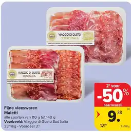 Carrefour Fijne vleeswaren Maletti aanbieding