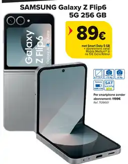 Carrefour Samsung Galaxy Z Flip6 Galaxy aanbieding