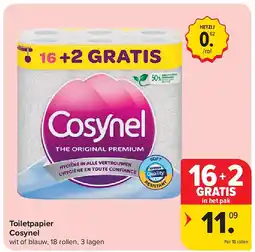Carrefour Toiletpapier Cosynel aanbieding