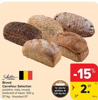 Carrefour Brood Carrefour Selection aanbieding