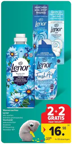 Carrefour Wasverzachter Lenor aanbieding